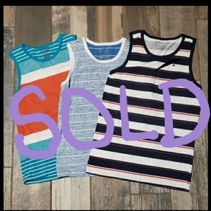3 pair boys tanks PD&C and Tommy Hilfiger